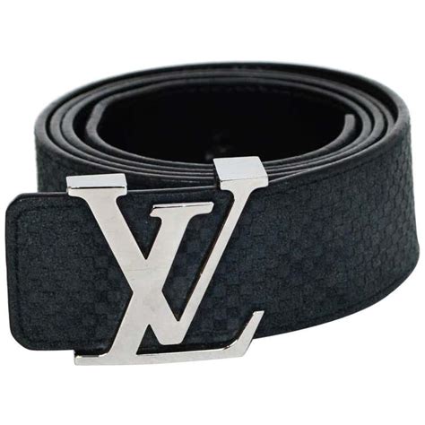 louis vuitton black damier belt|louis vuitton suede belt.